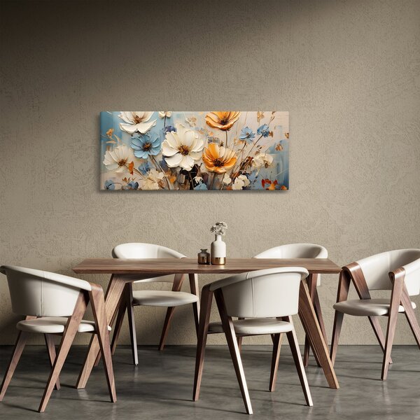 Slika - Buketi, slikanje (120x50 cm)