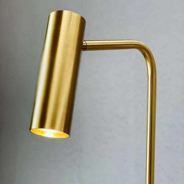 Podne Lampa Dyberg Larsen, Skagerrak, Zlato / mjed, Dnevna soba, Metal, Moderan