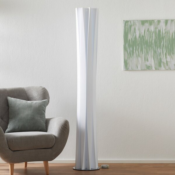 Podne Lampa Slamp, Bach, prigušiv, Bijela, Dnevna soba, Plastika, Dizajn