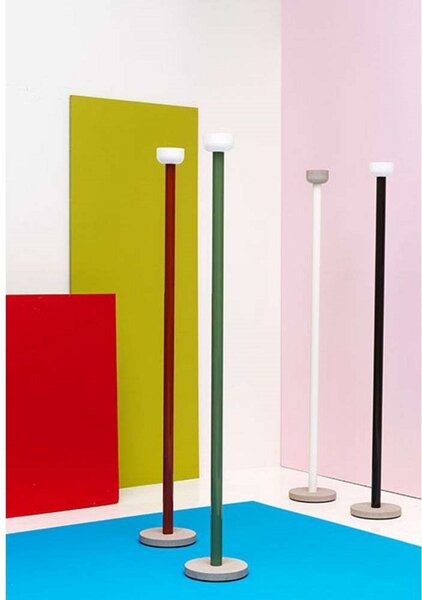 Podne Lampa FLOS, Zelena, Dnevna soba, Aluminij
