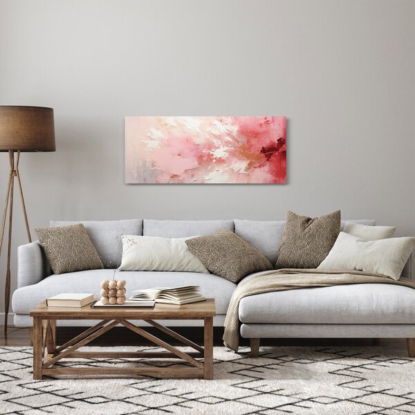 Slika - Ružičasti sažetak (120x50 cm)
