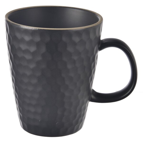 Crna keramička šalica 420 ml Tea Time – Orion