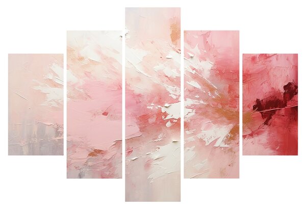Slika - Ružičasti sažetak (150x105 cm)
