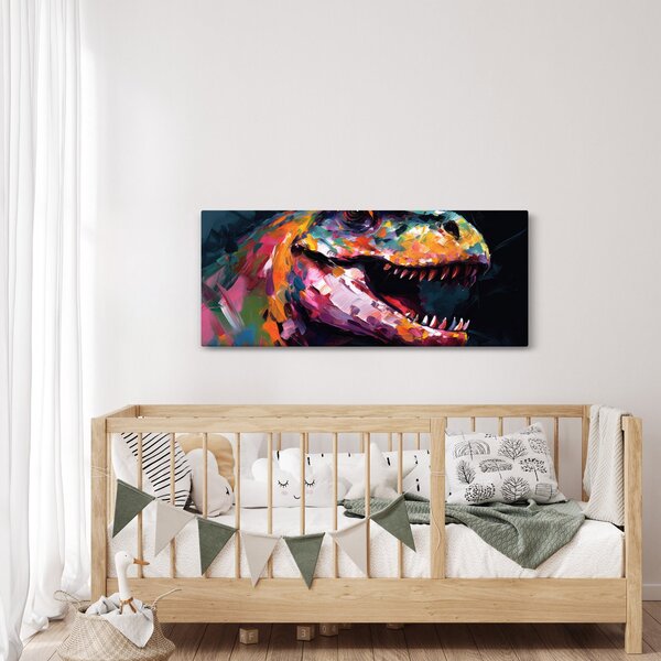 Slika - Dinosaur, slika (120x50 cm)