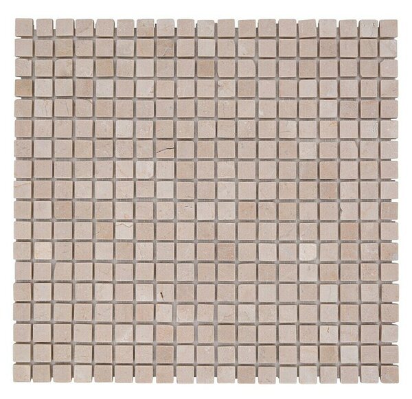Mozaik pločica Quadrat Uni MOS 15/13R (30,5 x 32,2 cm, Bež boje, Mat)
