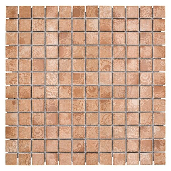 Mozaik pločica Quadrat LACEO LB 102 (29,8 x 29,8 cm, Bež boje, Mat)