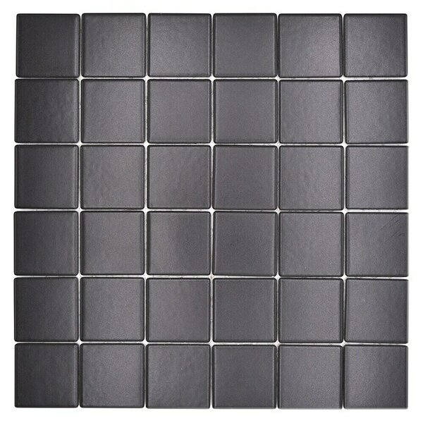 Mozaik pločica Quadrat Uni CD 192 (29,8 x 29,8 cm, Crne boje, Mat)