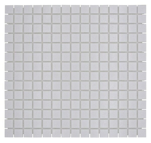 Mozaik pločica Quadrat Uni (32,7 x 30,5 cm, Bijele boje, Mat)