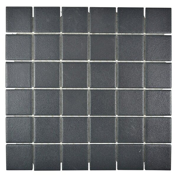 Mozaik pločica Quadrat Uni SAT 402 (29,8 x 29,8 cm, Crne boje, Mat)