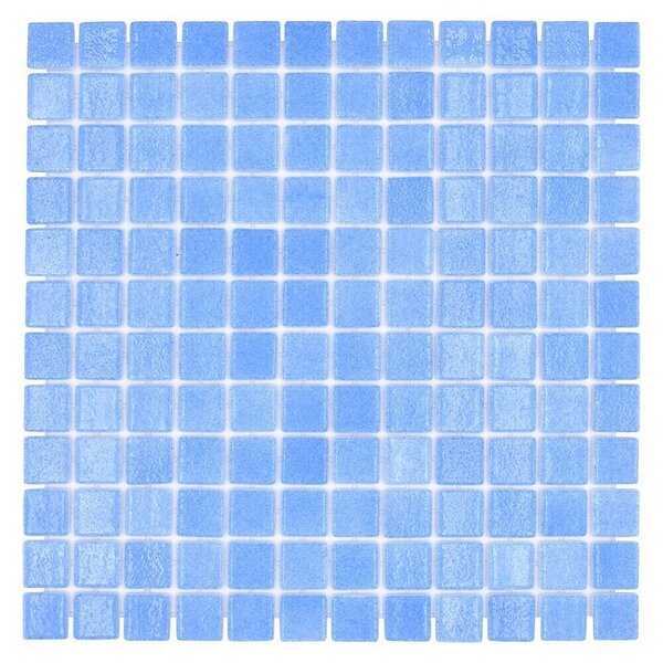 Mozaik pločica Eco Niebla VP110PUR (31,6 x 31,6 cm, mješavina svijetloplava, Sjaj)