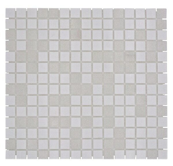 Mozaik pločica Quadrat Mix GM A 112 (32,7 x 30,5 cm, Bijele boje, Mat)