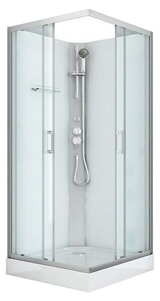 Sanotechnik Kompletna tuš kabina Denver (D x Š x V: 90 x 90 x 210 cm, Bijela)