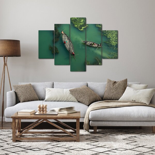 Slika - Ribari na rijeci (150x105 cm)