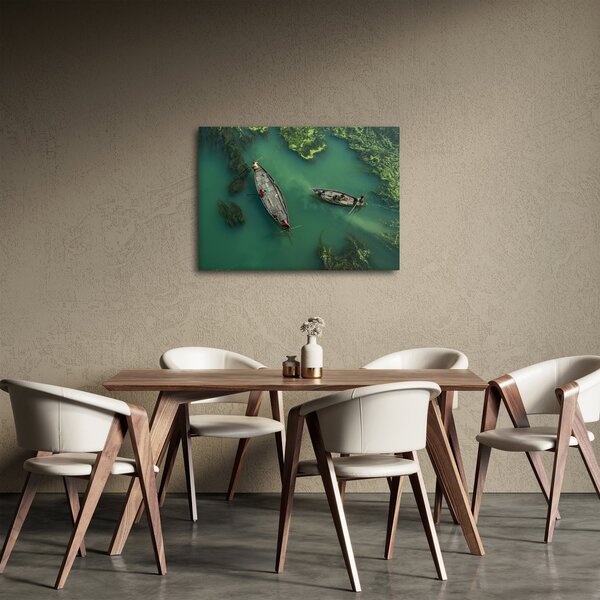 Slika - Ribari na rijeci (70x50 cm)