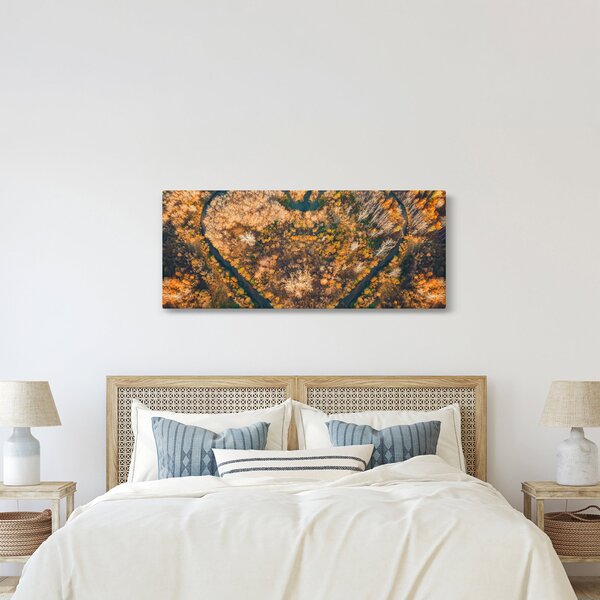 Slika - Rijeka u obliku srca (120x50 cm)