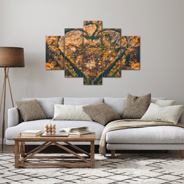 Slika - Rijeka u obliku srca (150x105 cm)