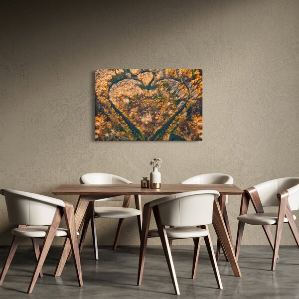 Slika - Rijeka u obliku srca (90x60 cm)