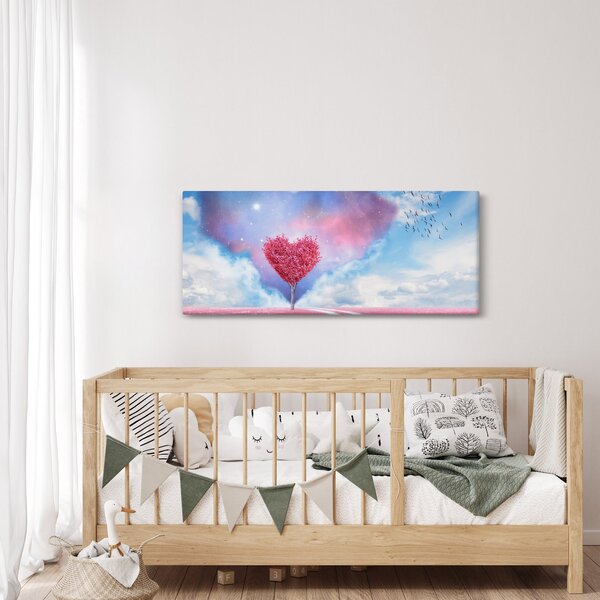 Slika - Stablo ružičastog srca (120x50 cm)