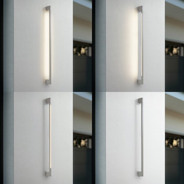 Vanjske Svjetiljka Lindby, Neano, Sivo, Balkon, Aluminij, Moderan