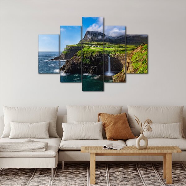 Slika - Vodopad Múlafossur (150x105 cm)