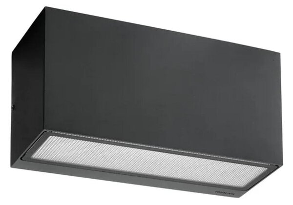 Asker Down LED Vanjski Zidna lampa L22,5 Crna - Norlys