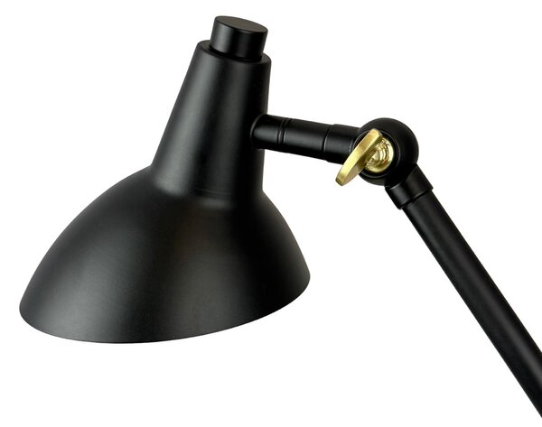 Stolne Lampa Dyberg Larsen, Vela, Crno, Dnevna soba, Metal, Skandinavski