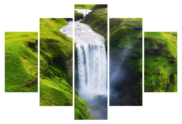 Slika - Vodopad Skogafoss (150x105 cm)
