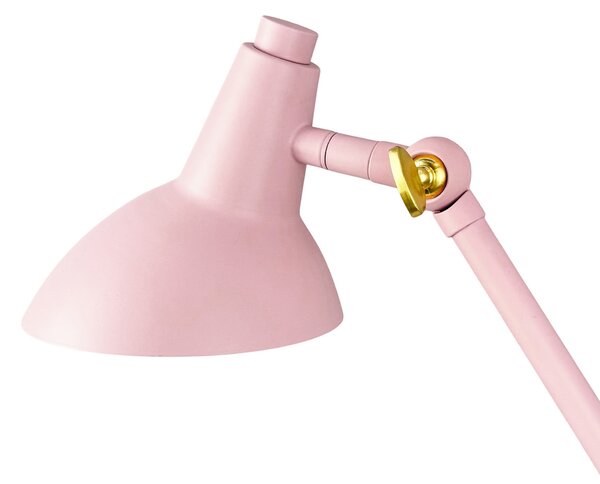 Stolne Lampa Dyberg Larsen, Vela, Ružičasta ruža, Dnevna soba, Metal, Skandinavski