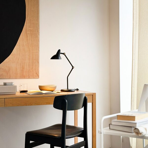 Stolne Lampa Dyberg Larsen, Vela, Crno, Dnevna soba, Metal, Skandinavski