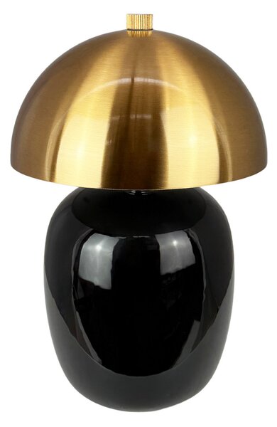 Stolne Lampa Dyberg Larsen, Manhatten, prigušiv, Crno, Dnevna soba, Keramika, Skandinavski