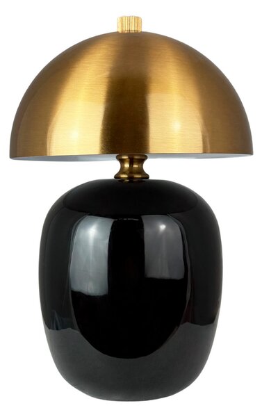 Stolne Lampa Dyberg Larsen, Manhatten, prigušiv, Crno, Dnevna soba, Keramika, Skandinavski