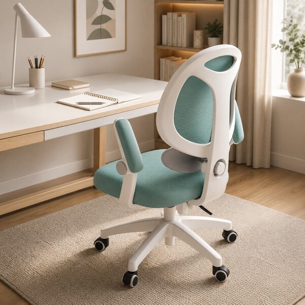 Ergonomska okretna dječja gaming stolica na kotačićima
