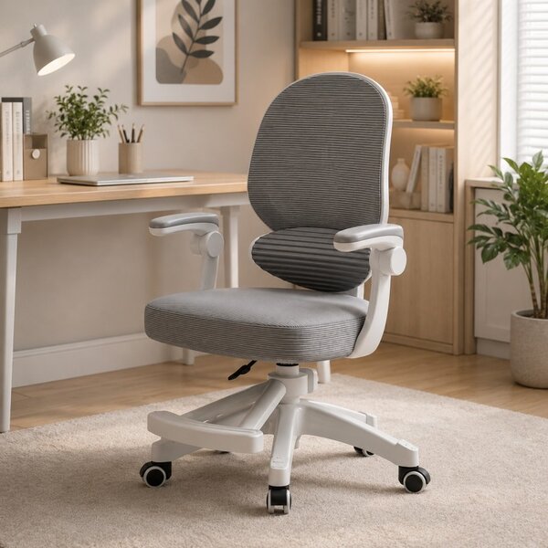 Ergonomska okretna dječja gaming stolica na kotačićima
