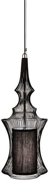 Viseće Svjetiljka Forestier, Tibet, prigušiv, Crno, Dnevna soba, Metal, Dizajn