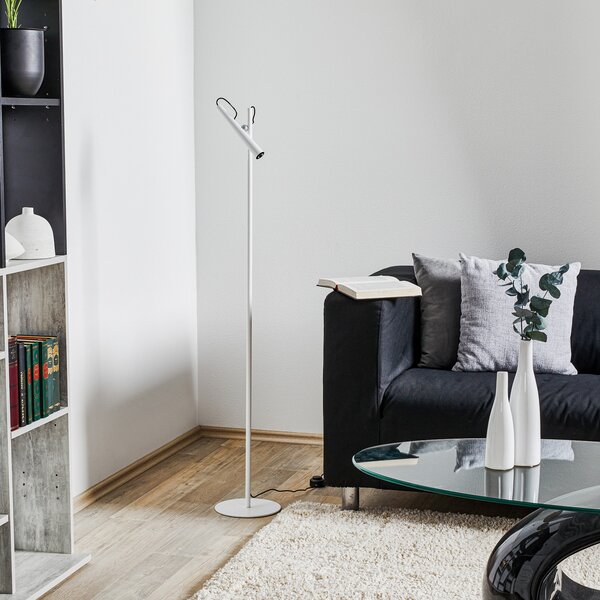 Podne Lampa Foscarini, Magneto, Bijela, Dnevna soba, Metal, Dizajn