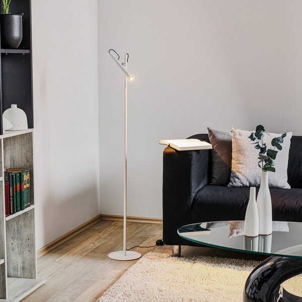 Podne Lampa Foscarini, Magneto, Bijela, Dnevna soba, Metal, Dizajn