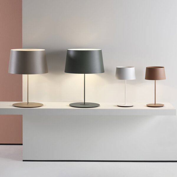 Stolne Lampa Vibia, Warm, Smeđa / hrđa, Dnevna soba, Metal, Moderan