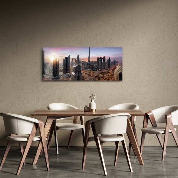Slika - Panorama Dubaija (120x50 cm)