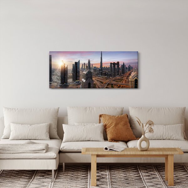 Slika - Panorama Dubaija (120x50 cm)