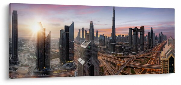 Slika - Panorama Dubaija (120x50 cm)