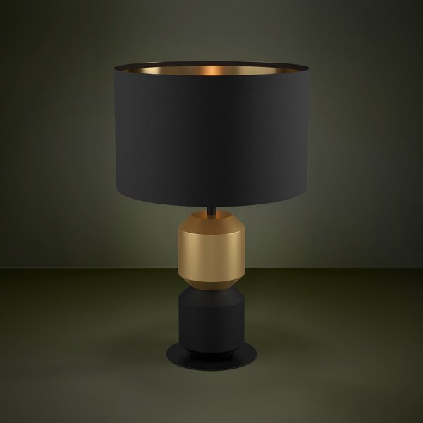 Stolne Lampa Stars of Light, Laurignano, Crno, Dnevna soba, Tkanina / tekstil, Moderan