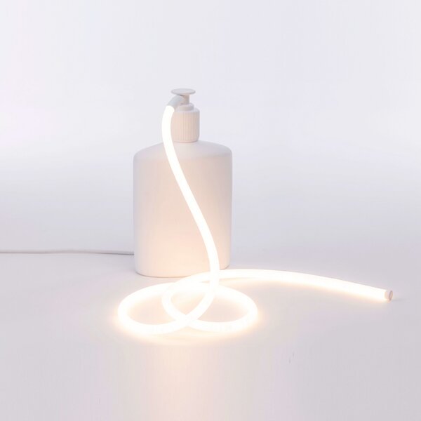 Stolne Lampa SELETTI, Daily Glow, Bijela, Dnevna soba, Plastika, Dizajn