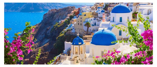 Slika - Santorini, Grčka (120x50 cm)