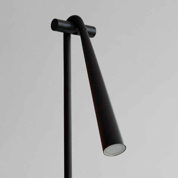 Podne Lampa 101 COPENHAGEN, prigušiv, Crno, Dnevna soba, Aluminij, Dizajn