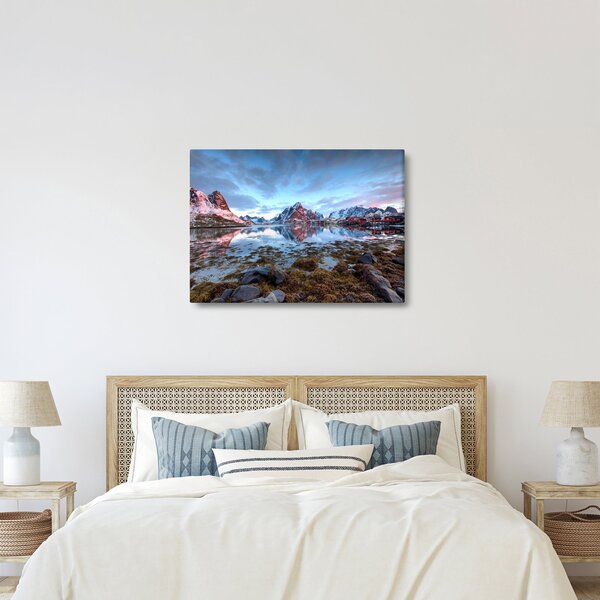 Slika - Izlazak sunca iznad Reine (70x50 cm)