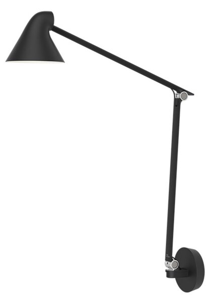 Zidne Svjetiljka Louis Poulsen, Crno, Dnevna soba, Aluminij