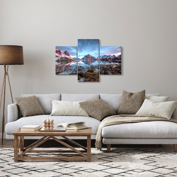 Slika - Izlazak sunca iznad Reine (90x60 cm)