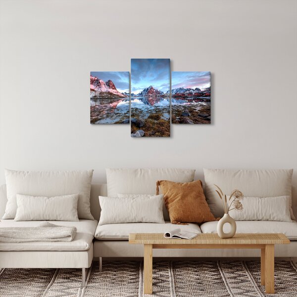 Slika - Izlazak sunca iznad Reine (90x60 cm)