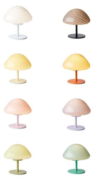 Stolne Lampa Halo Design, Sivo, Dnevna soba, Staklo