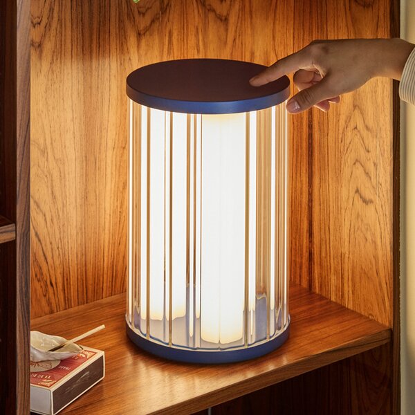 Stolne Lampa Hübsch, Aru, prigušiv, Plava, Dnevna soba, Moderan